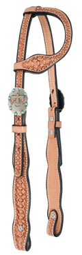 Circle Y Windsor One Ear Headstall, Full - RD1F8 - Light Brown - Full - 1