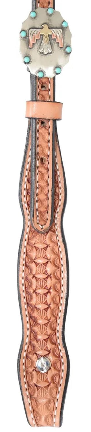 Circle Y Windsor One Ear Headstall, Full - RD1F8 - Light Brown - Full - 3