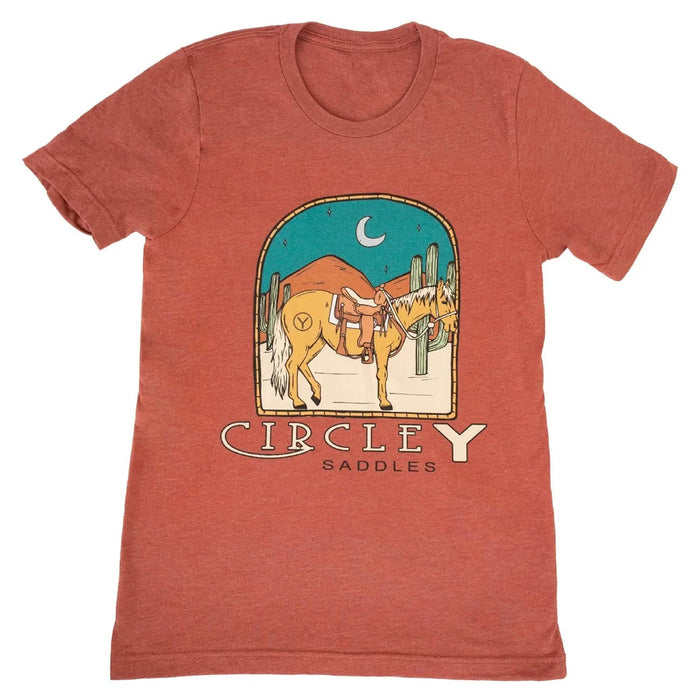 Circle Y Women's Hitching Post Tee - RD1JV - Clay - S - 3