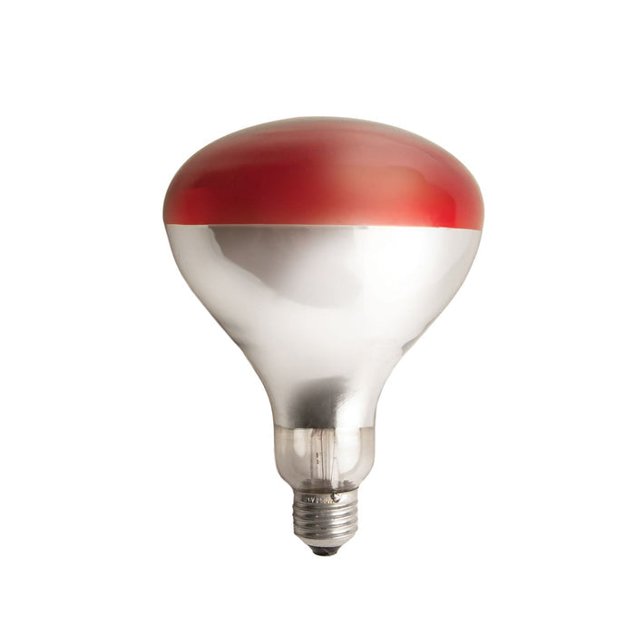 Red Heat Lamp Bulb, 250 watt/120v - M3BG - 2