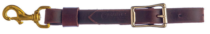 Classic Equine Leather Replacement Tug with Brass Snap - CRIC - 1