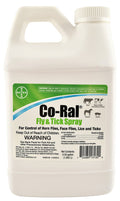 Co - Ral Fly & Tick Spray, 64 oz Pesticide - CU1AD - 1