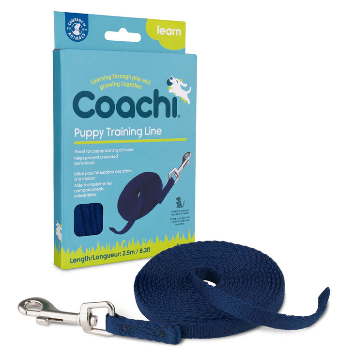 Coachi Puppy Training Line, Navy, 2.5m - TCAQ2 - Navy - 2.5m - 1