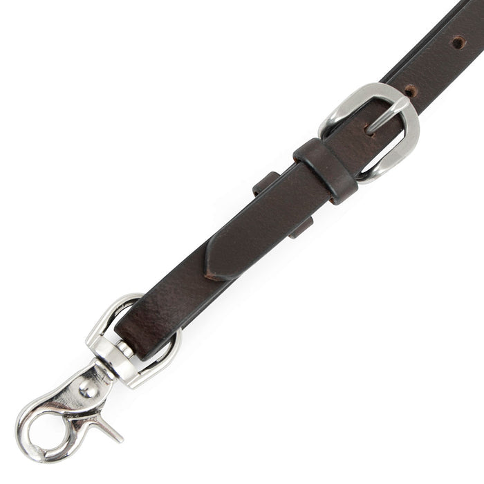 Cody Pro Blue & Beige Inlay Breast Collar with Floral Tooling - BUFW5 - Brown - Horse - 3