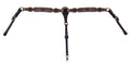 Cody Pro Flower Tooled Breast Collar - BUF2J - 1