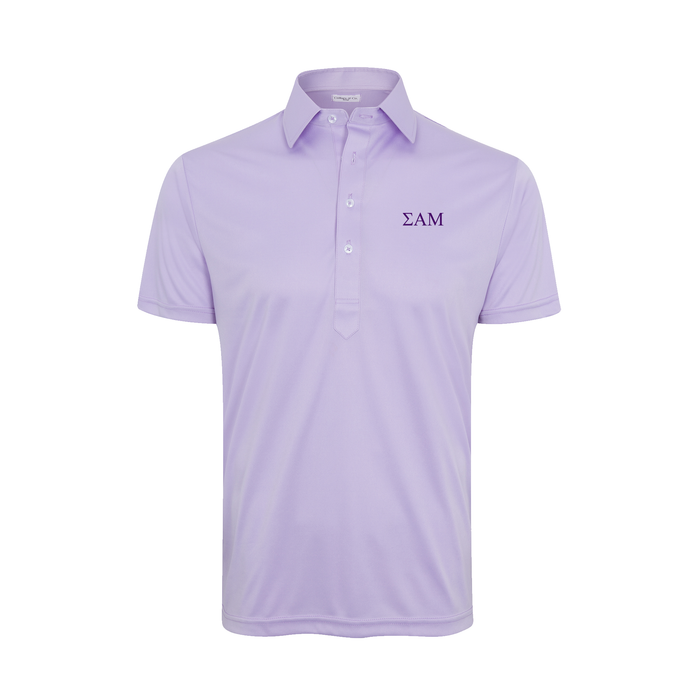 Collars & Co. Sigma Alpha Mu Semi-Spread Collar Polo Lavender