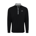 Collars & Co. Sigma Chi DriRelease® Performance Pullover Black with Light Grey Trim