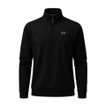Collars & Co. Zeta Psi Cloud Cotton Quarter Zip Pullover Black