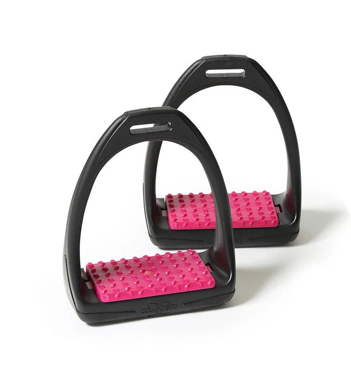 Compositi Reflex Stirrups, 4.75" - SEP27F - Rasberry - 4