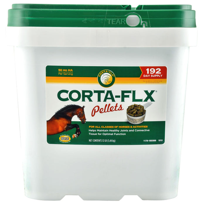 Corta - Flx Pellets Horse Joint & Tissue Supplement - EJCB - 12 lb Corta - Flx Pellets, (192 servings) - 4