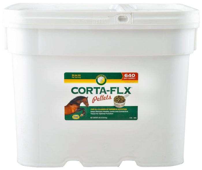 Corta - Flx Pellets Horse Joint & Tissue Supplement - EJCS - 40 lb Corta - Flx Pellets, (640 servings) - 6