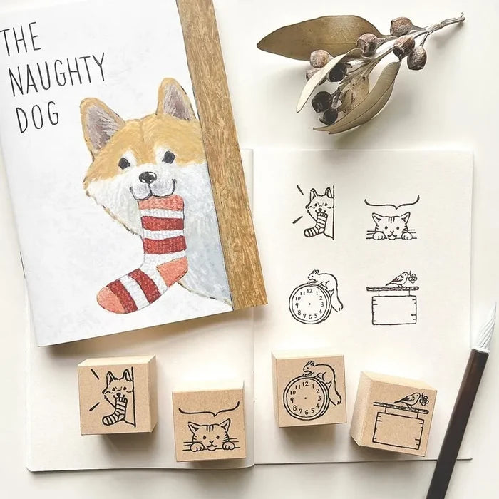 Cozyca Midori Asano Stamp | Cat
