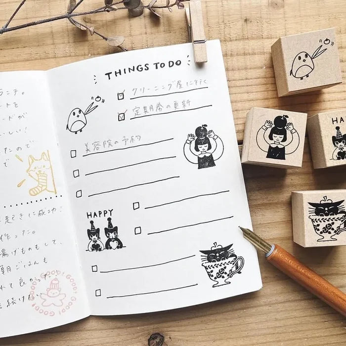 Cozyca Nishi Shuku Stamp | Apple