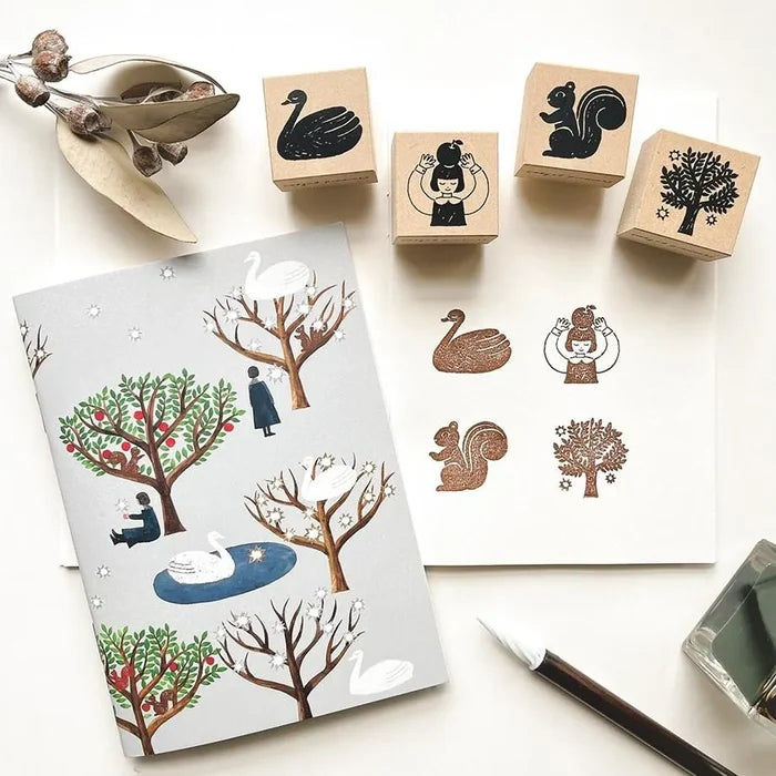 Cozyca Nishi Shuku Stamp | Apple