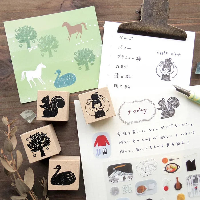 Cozyca Nishi Shuku Stamp | Swan