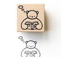 Cozyca Stamp | Bear Reading
