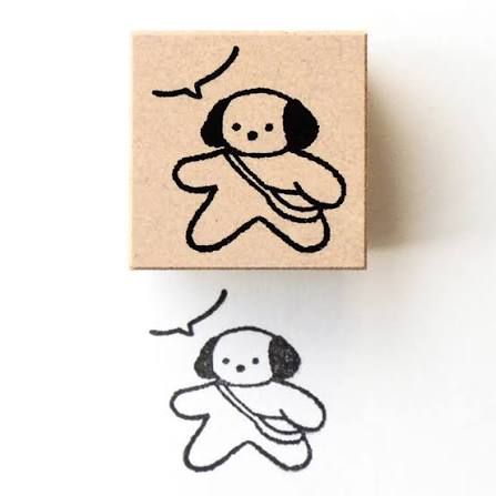 Cozyca Stamp | Dog w/ Bag