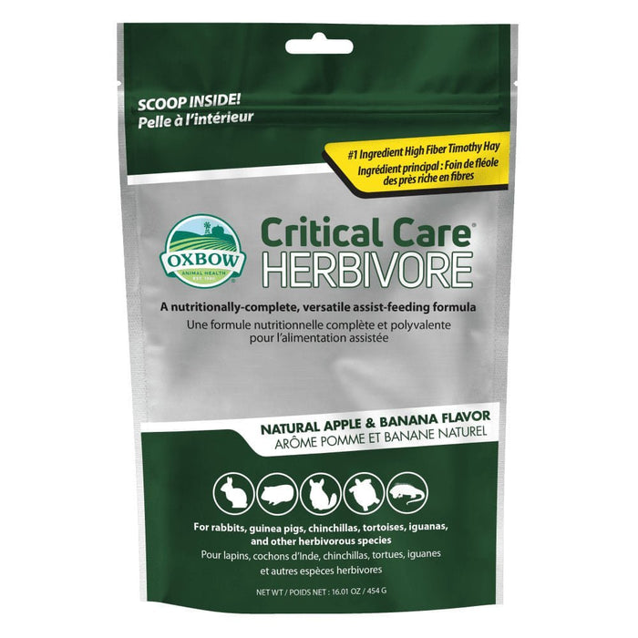 Critical Care Herbivore Diet - 015OXP01-AB-1 - 454 g - Apple Banana - 6