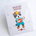 Cute Cat Character Patch - Musician