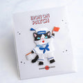 Cute Cat Character Patch - Sailor
