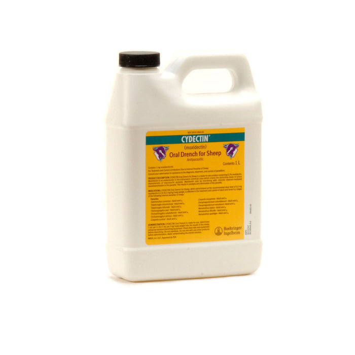 Cydectin (moxidectin) Oral Sheep Drench Wormer - Antiparasitic Dewormer for Internal Parasite Control - F7CN - 1L Cydectin Oral Sheep Drench - 2