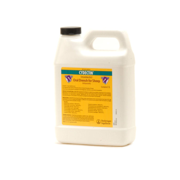 Cydectin (moxidectin) Oral Sheep Drench Wormer - Antiparasitic Dewormer for Internal Parasite Control - F7CN - 1L Cydectin Oral Sheep Drench - 3