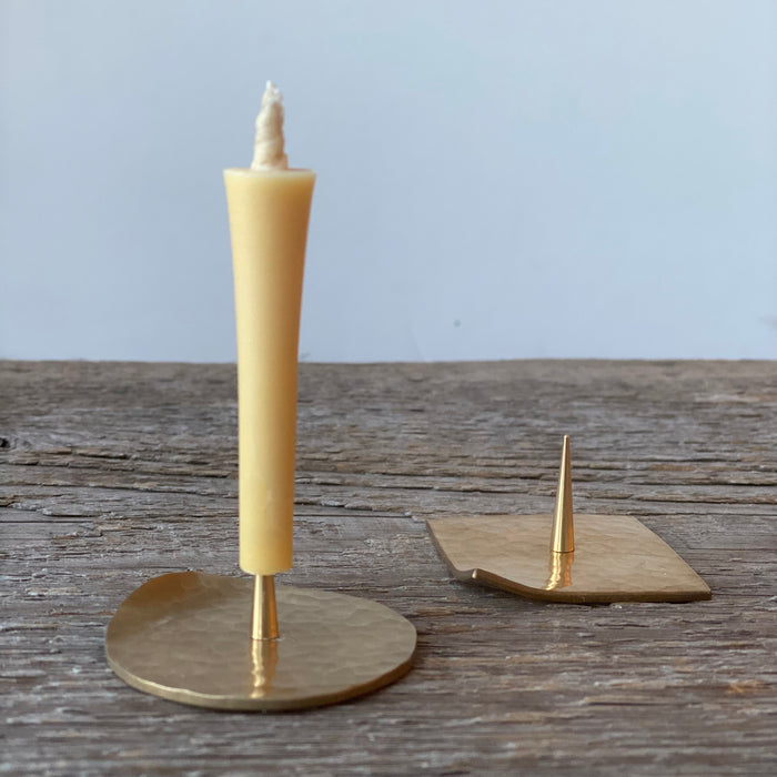DAIYO  Candle Holder | Hand Hammered Brass