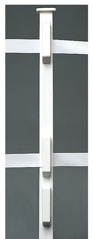 DUPLICATE - 12168 - Dare 48" Step - In Poly Posts, 2400 - D4S5-DUPE - Black - 50 pack - 2