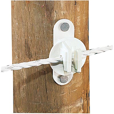 Dare Wood/Vinyl Post Insulator For Wire, 25 Pack - D4TG - 1