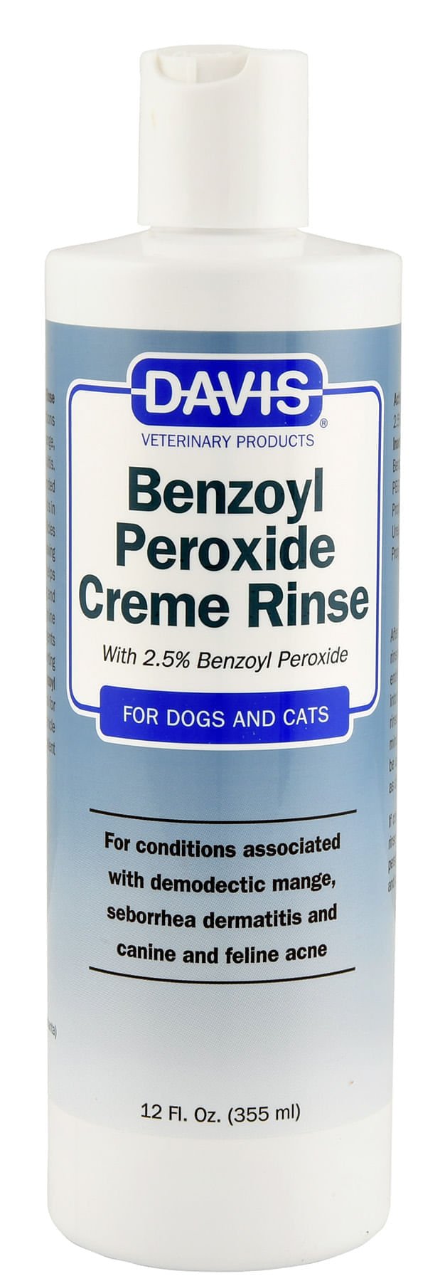 Davis Benzoyl Peroxide Creme Rinse - DAV1AW - 12 oz - 1