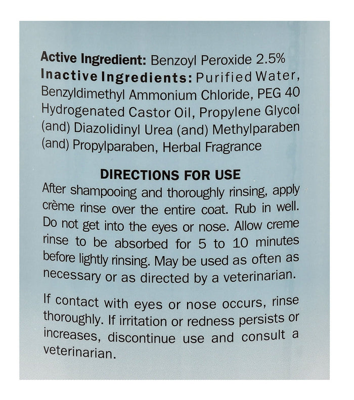 Davis Benzoyl Peroxide Creme Rinse - DAV1AX - Gallon - 5
