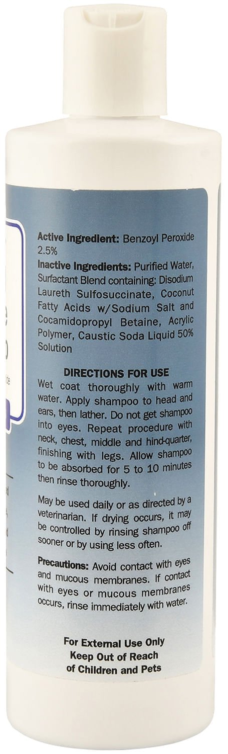 Davis Benzoyl Peroxide Pet Shampoo - DDB2 - 12 oz - 3