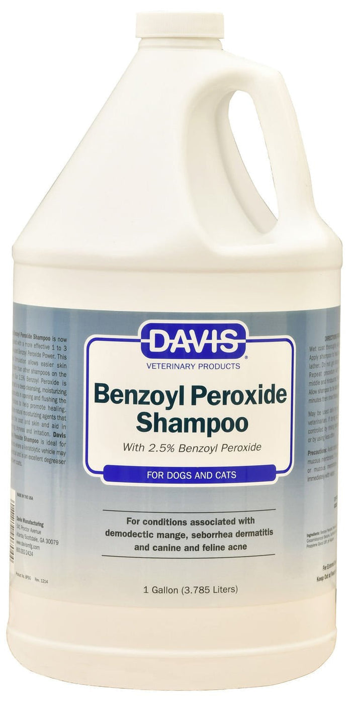 Davis Benzoyl Peroxide Pet Shampoo - DDB1 - Gallon - 4