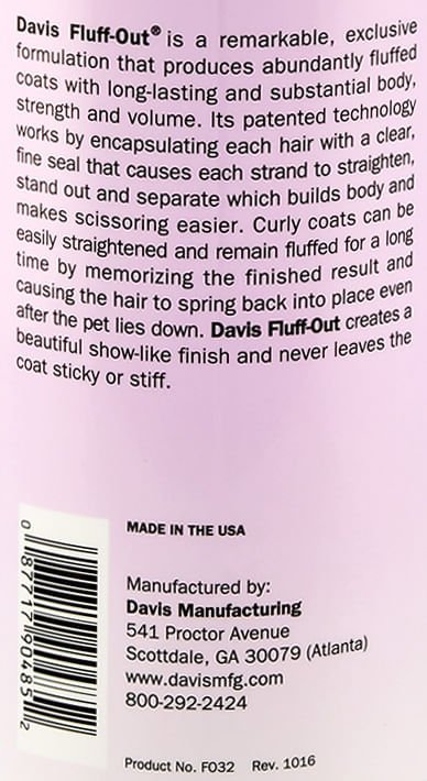 Davis Fluff - Out - DAVRM - 32 oz - 6