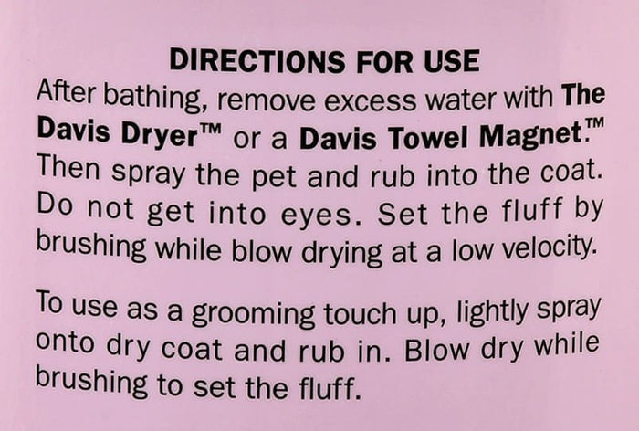 Davis Fluff - Out - DAVRN - 1 gallon - 8