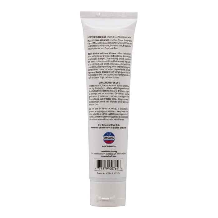 Davis Hydrocortisone Cream, 4.5 oz - DAV1R - 2
