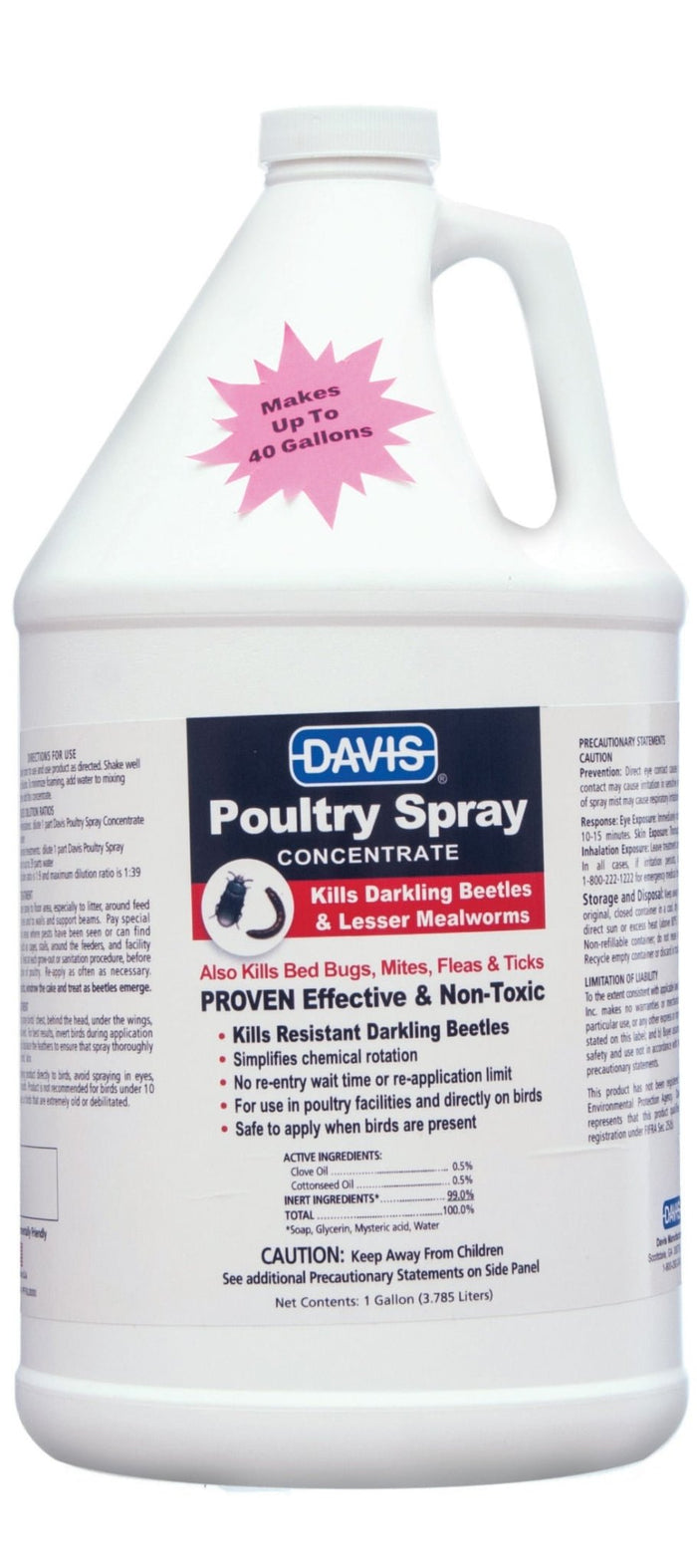 Davis Poultry Spray Concentrate, Gallon - DAVBA - 1