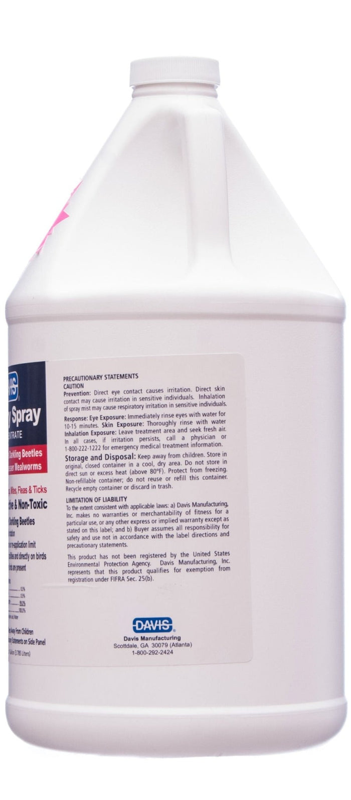 Davis Poultry Spray Concentrate, Gallon - DAVBA - 2