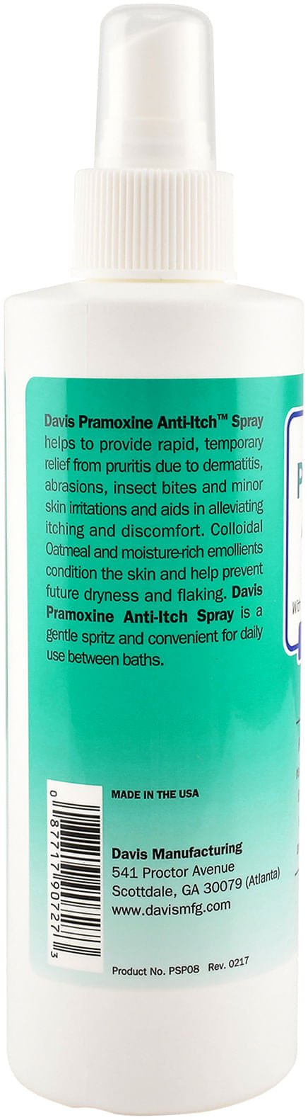 Davis Pramoxine Anti - Itch Spray, 8 oz - DAVP5 - 2