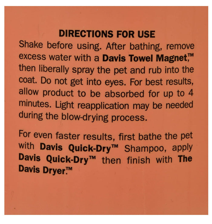 Davis Quick - Dry Spray - DAV1AC - Quick - Dry Spray, 32 oz - 3