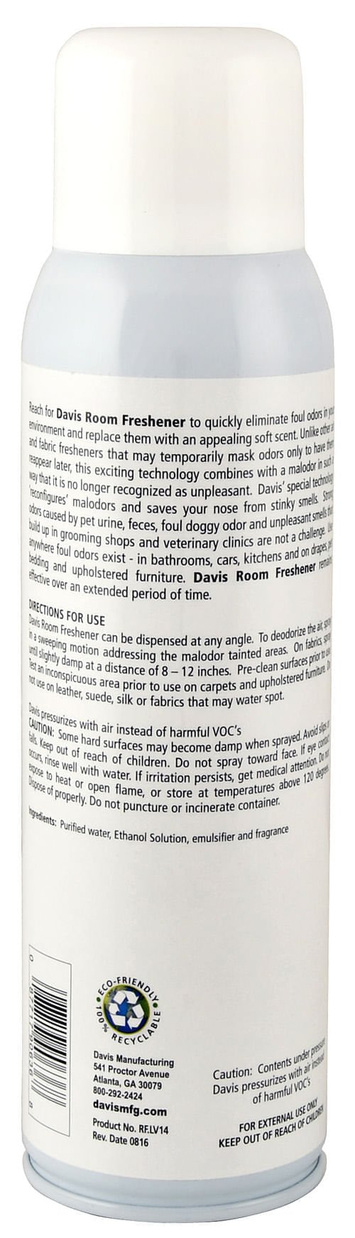 Davis Room Freshener, 14 oz - DAV1AH - 2