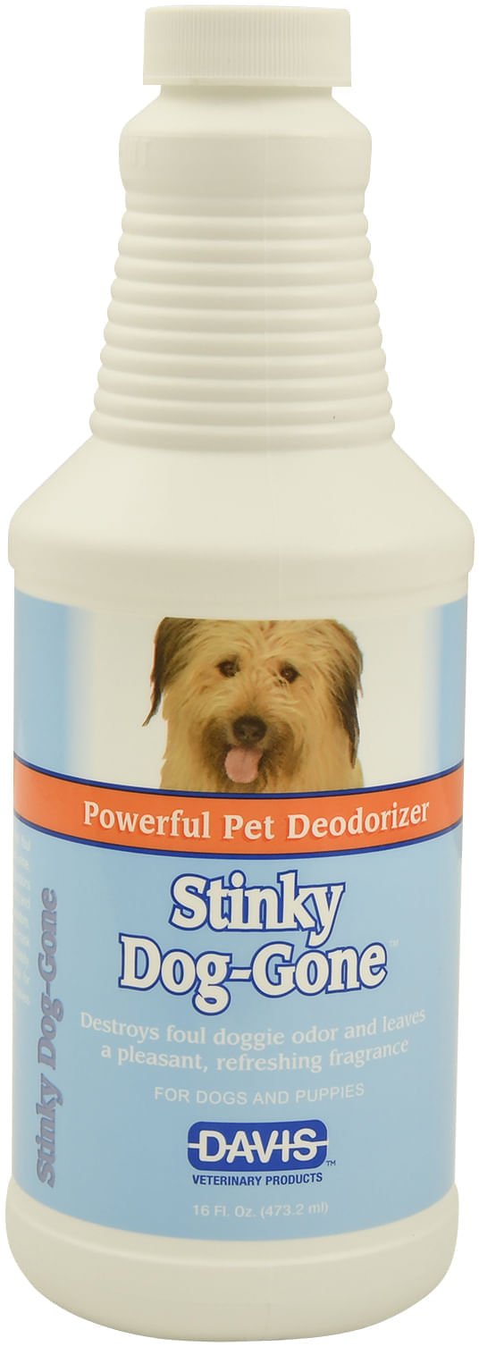 Davis Stinky Dog - Gone (Powerful Pet Deodorizer) Spray, 16 oz with Sprayer - DAVAK - 16 oz with Sprayer - 1