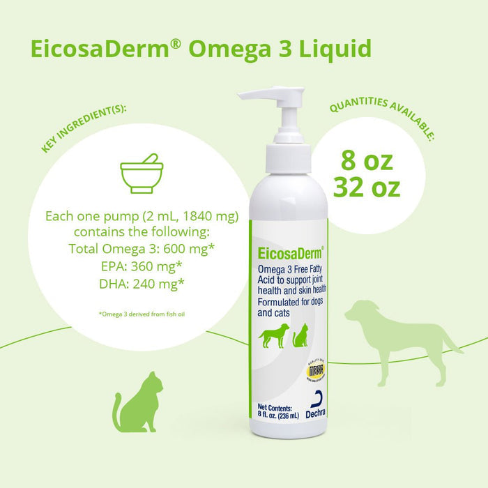 EicosaDerm Omega 3 Liquid - 015DP-ECW - 8 oz - 2