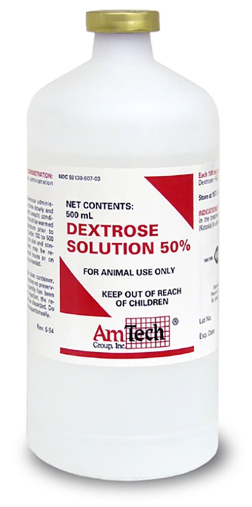 Dextrose 50% Injection, USP, 500 mL - 016DEX-500 - 500ml - 1