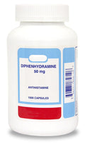 Diphenhydramine Hydrochloride Capsules, 50 mg x 1000 ct - 0012009-50X1000 - 50 mg x 1000 ct - 1