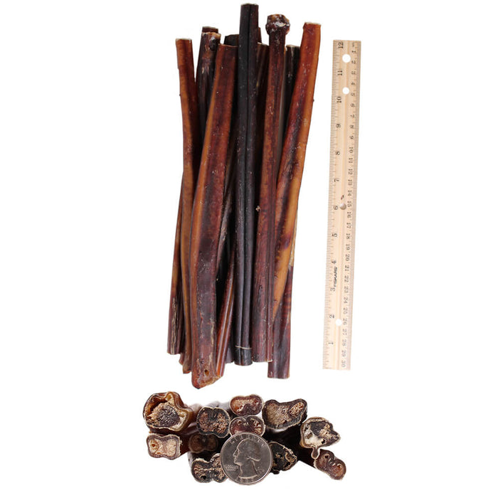 Dog Bully Sticks Premium All Natural Dog Pizzle Chews, 12" - 031CW12-PZ12 - 12pk - 2