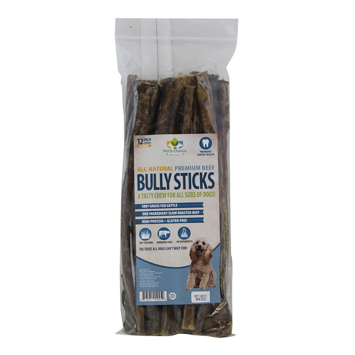 Dog Bully Sticks Premium All Natural Dog Pizzle Chews, 12" - 031CW12-PZ12 - 12pk - 3