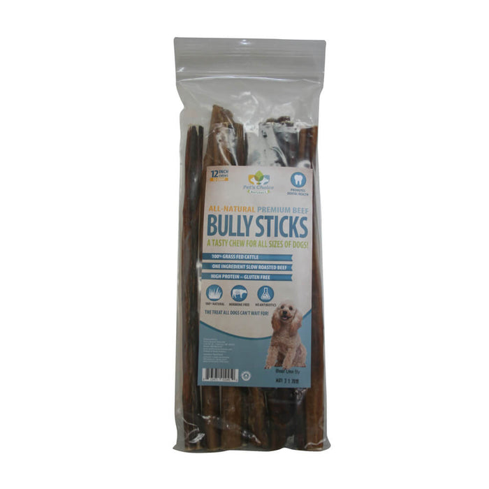 Dog Bully Sticks Premium All Natural Dog Pizzle Chews, 12" - 031CW12-PZ12 - 12pk - 6