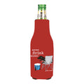 Dog is Good Bottle Koozie, Never Drink Alone, Red - 080DIG-38208 - 1