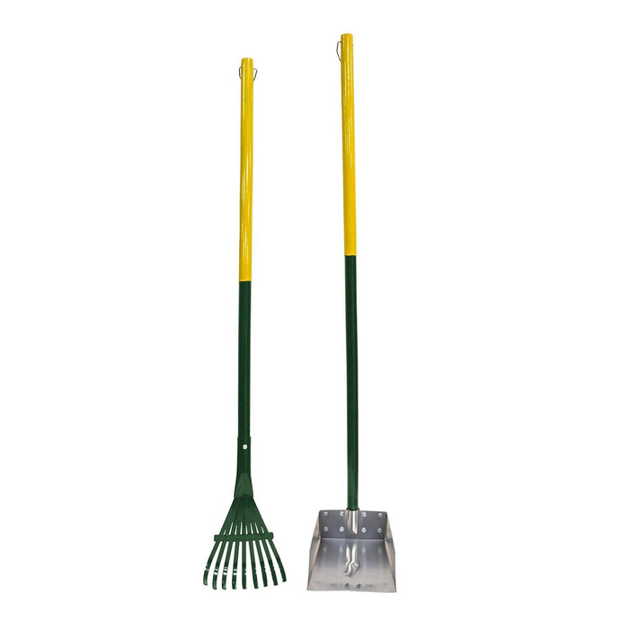 Dog Rake & Scooper Set for Pet Waste Pick - up - 39XZ - Small - 1
